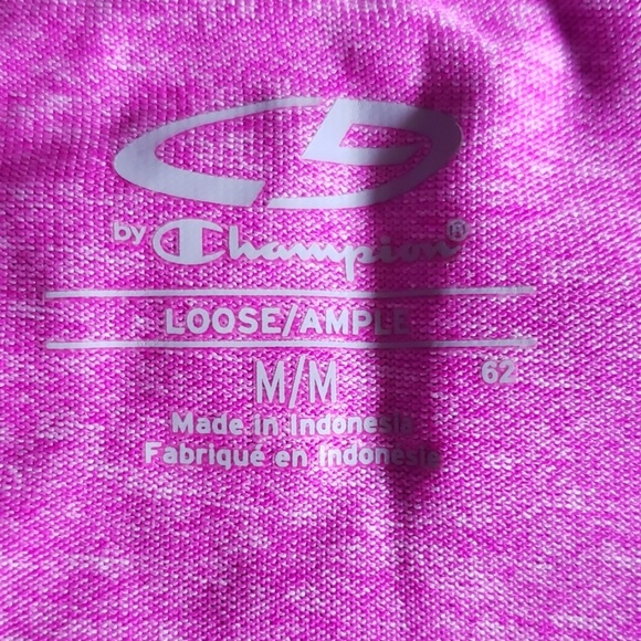 EUC Champion Sz M fuschia shirt - Picture 3 of 6